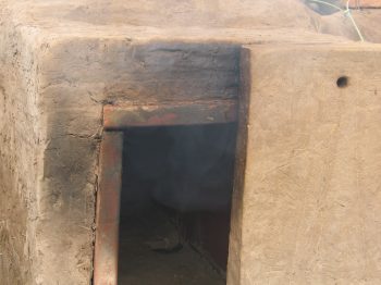 1. Day 2 - Smoke issuing from the oven door.