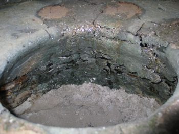 27. The firing chamber below gathering hole B.