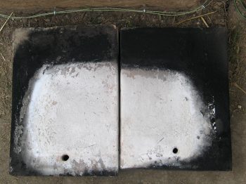 6. The inside of two of the oven doors.