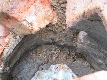 7. Debris from the stoke hole floor.