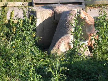 17. A view of the furnace and oven in late summer 2005.