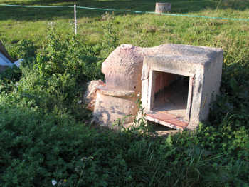 18. A view of the furnace and oven in late summer 2005.