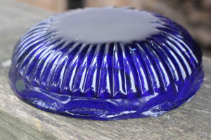 A multi-ribbed bowl in need of grinding and polishing, June 2017