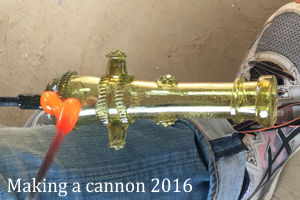 Velzeke 2016 - Making a 17th century cannon