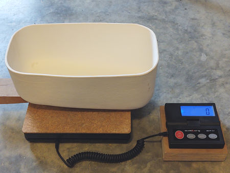 Measuring pot capacity - empty