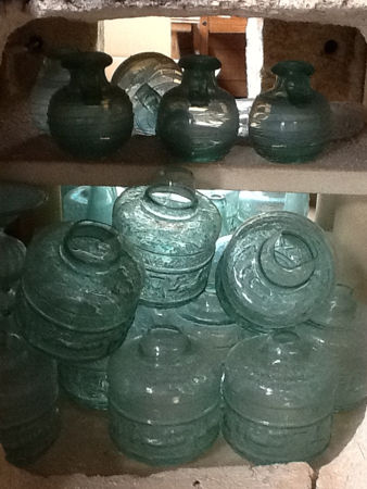 Annealed glass vessels (Photo © Steve Wagstaff)